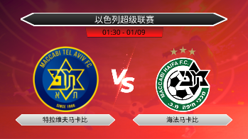 以色列超级联赛 特拉维夫马卡比 VS 海法马卡比